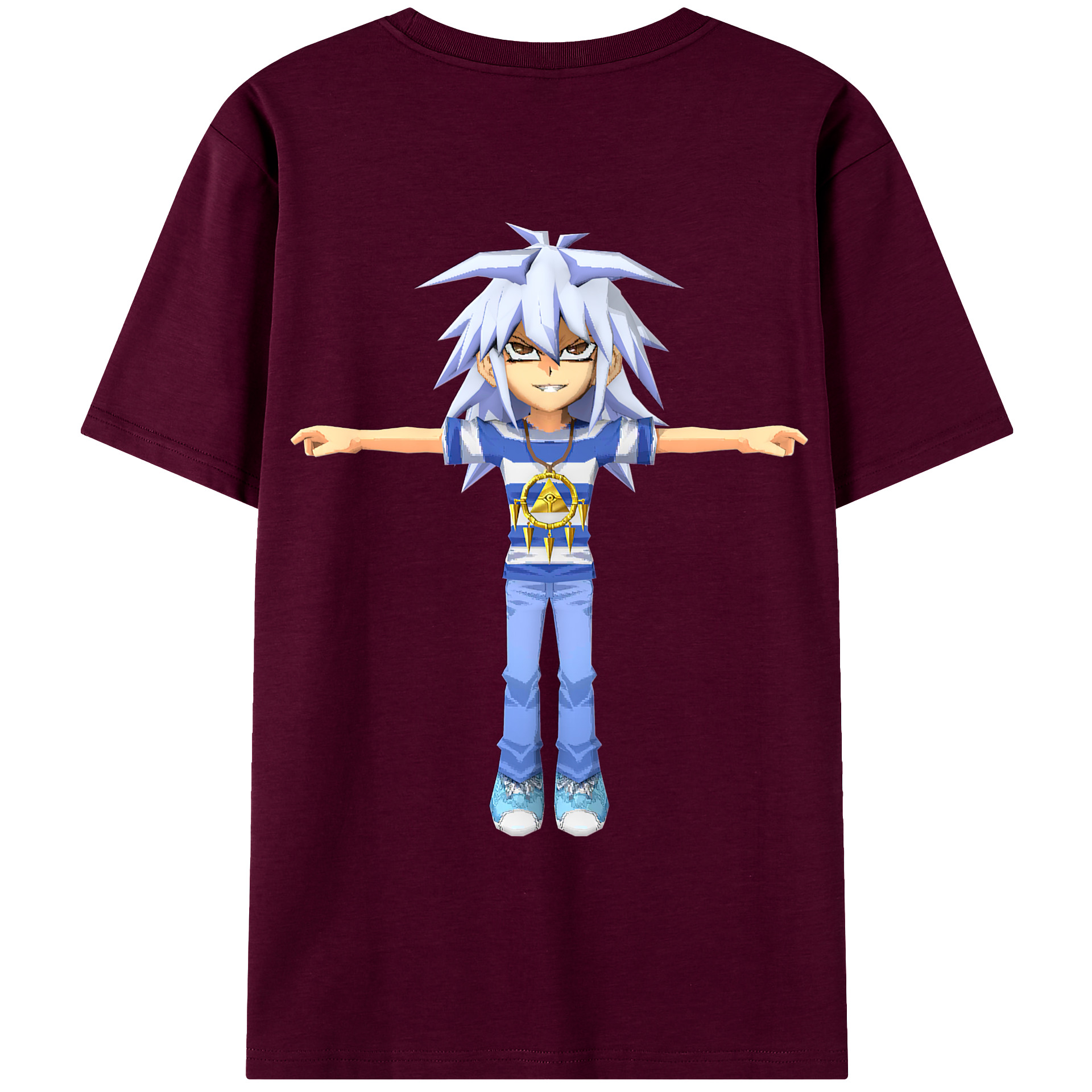 （画像用） 遊☆戯☆王 Yu-Gi-Oh! レディース半袖Tシャツ(バックプリント)